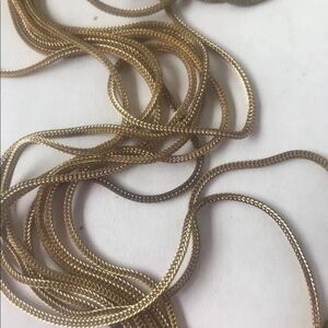 Napier Necklace Multi Layer darker‎ gold tone long